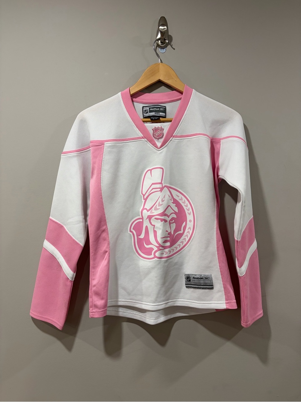 Ottawa Senators Reebok NHL Pink Hockey Jersey Women’s Small